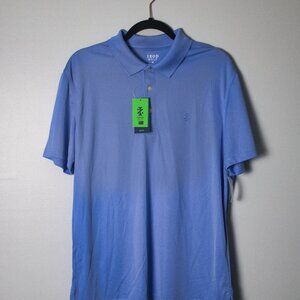 IZOD Golf Swingflex NWT Polo Shirt Men's Medium Blue